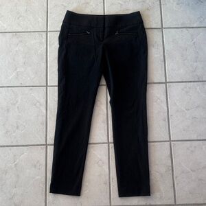 Loft Marisa Skinny Black Women's Slim pants - size 4